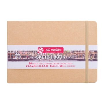 Talens Art Creation Sketch Book 14,8x21 cm Kraft Eskiz Defteri 80 Yaprak 140 g
