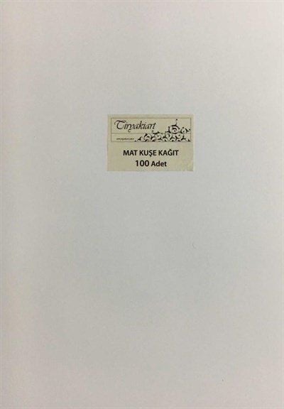TİRYAKİART MAT KUŞE KAĞIDI 115 GR BEYAZ A4 (100 ADET)