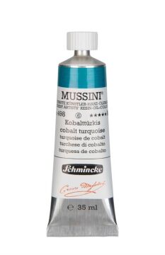 Schmincke Mussini Artist Yağlı Boya 35 ml 498 Cobalt Turquoise Seri 6
