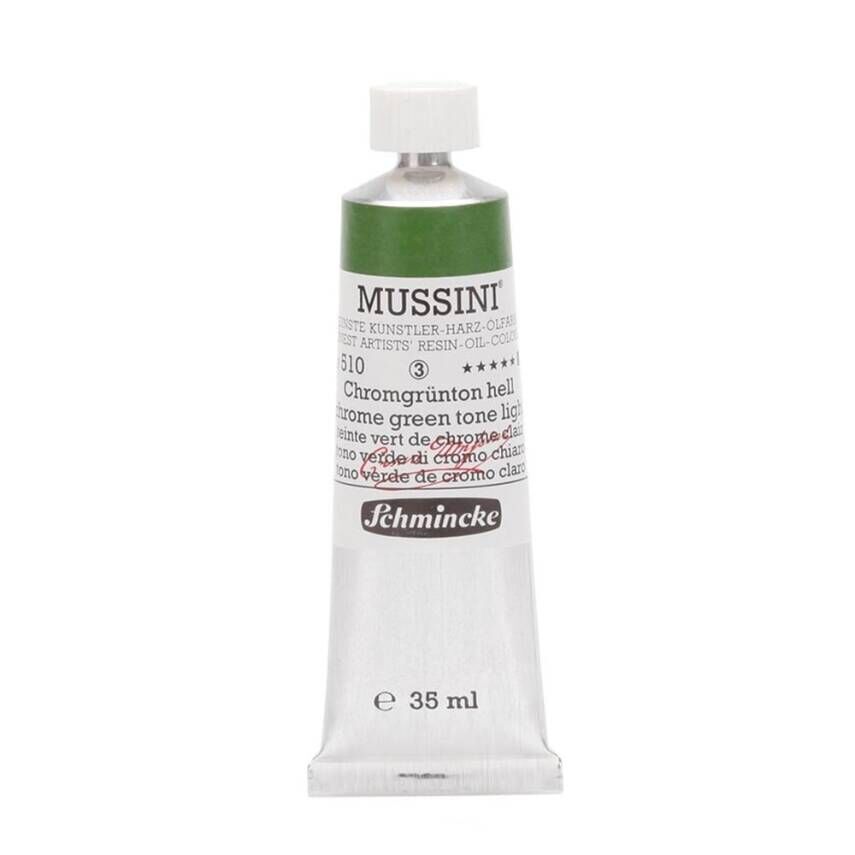 Schmincke Mussini Artist Yağlı Boya 35 ml 510 Chrome Green Hue Light Seri 3