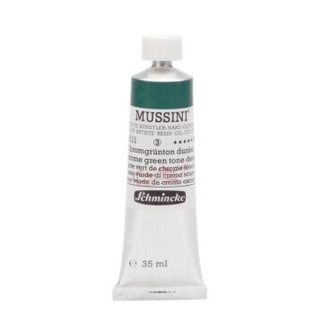Schmincke Mussini Artist Yağlı Boya 35 ml 511 Chrome Green Hue Deep Seri 3
