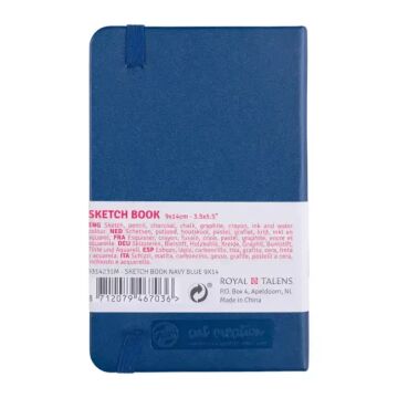 Talens Art Creation Sketch Book 9x14 cm Navy Blue Eskiz Defteri 80 Yaprak 140 g