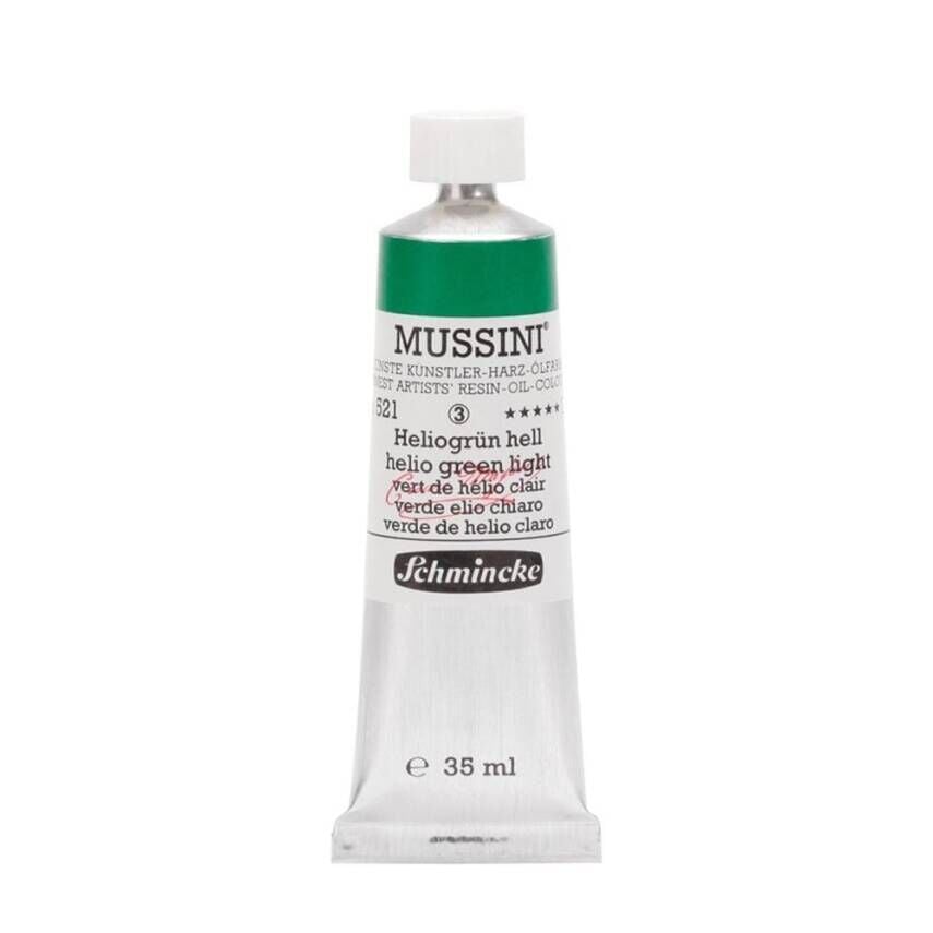 Schmincke Mussini Artist Yağlı Boya 35 ml 521 Helio Green Light Seri 3