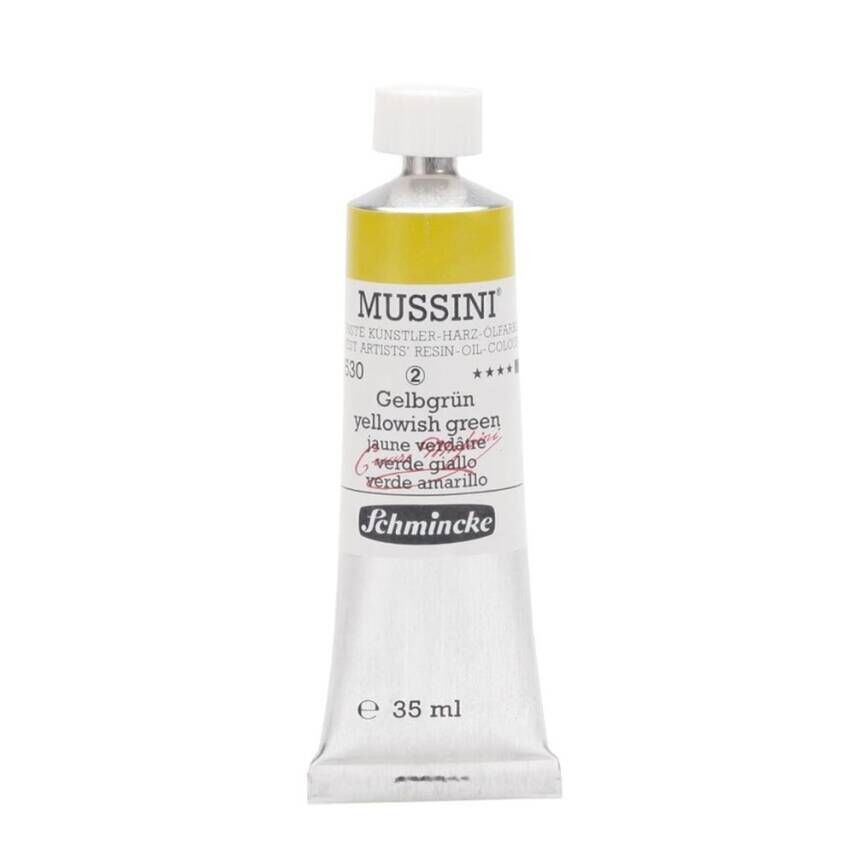 Schmincke Mussini Artist Yağlı Boya 35 ml 530 Yellowish Green Seri 2
