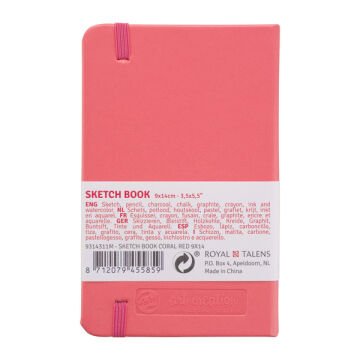 Talens Art Creation Sketch Book 9x14 cm Coral Red Eskiz Defteri 80 Yaprak 140 g