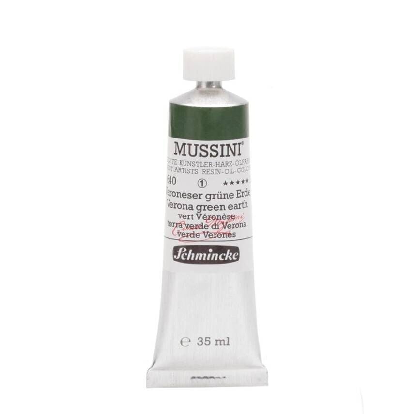 Schmincke Mussini Artist Yağlı Boya 35 ml 640 Verona Green Earth Seri 1