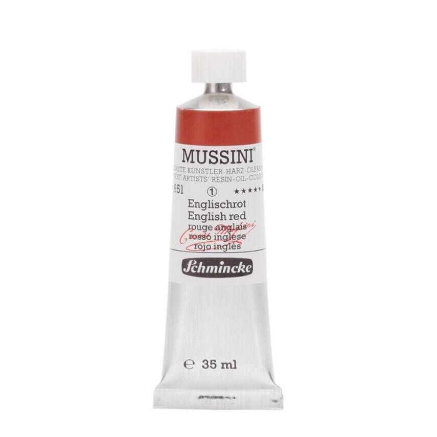 Schmincke Mussini Artist Yağlı Boya 35 ml 651 English Red Seri 1