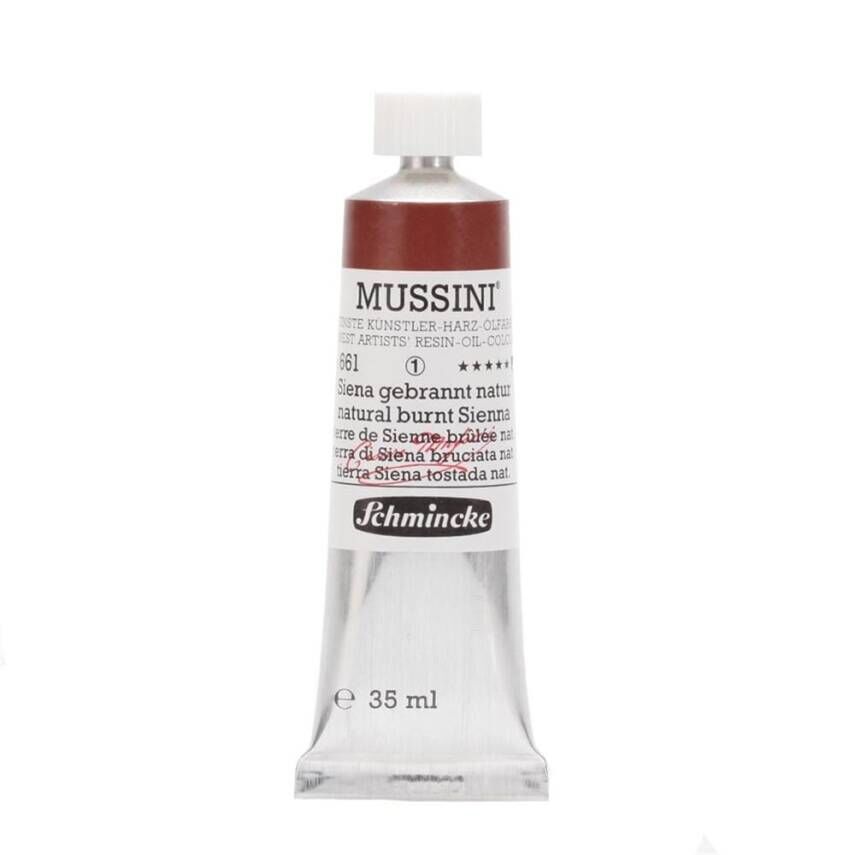 Schmincke Mussini Artist Yağlı Boya 35 ml 661 Natural Burnt Sienna Seri 1