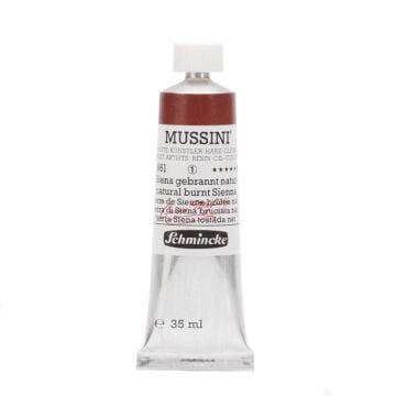 Schmincke Mussini Artist Yağlı Boya 35 ml 661 Natural Burnt Sienna Seri 1