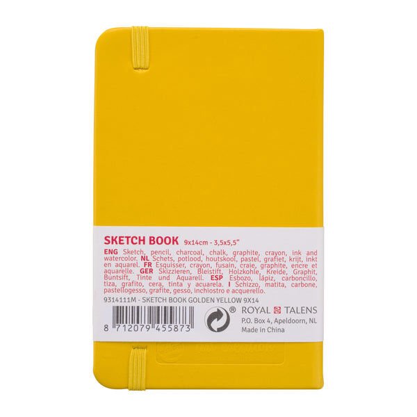 Talens Art Creation Sketch Book 9x14 cm Golden Yellow Eskiz Defteri 80 Yaprak 140 g