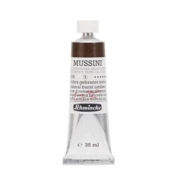 Schmincke Mussini Artist Yağlı Boya 35 ml 666 Natural Burnt Umber Seri 1