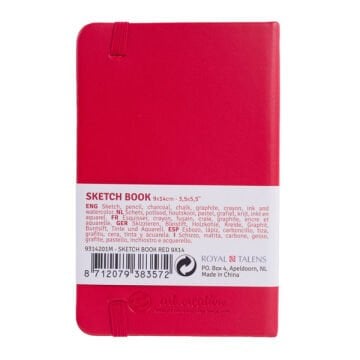 Talens Art Creation Sketch Book 9x14 cm Red Eskiz Defteri 80 Yaprak 140 g