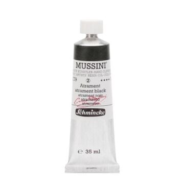 Schmincke Mussini Artist Yağlı Boya 35 ml 779 Atrament Black Seri 2