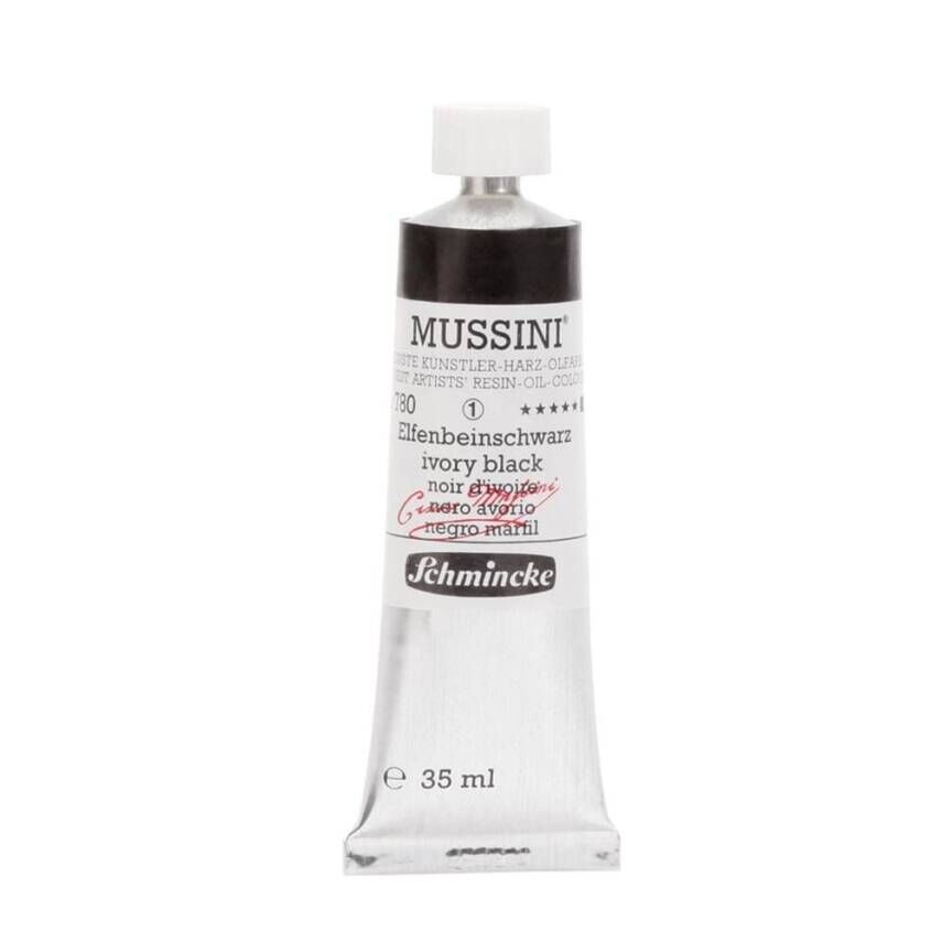 Schmincke Mussini Artist Yağlı Boya 35 ml 780 Ivory Black Seri 1