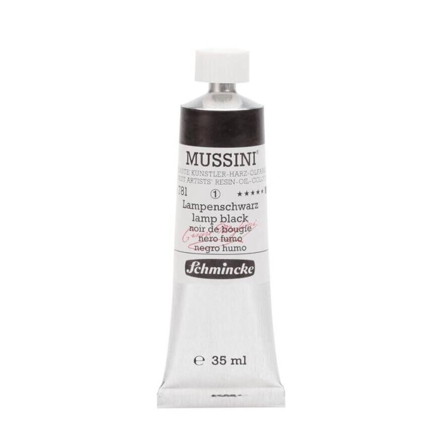 Schmincke Mussini Artist Yağlı Boya 35 ml 781 Lamp Black Seri 1