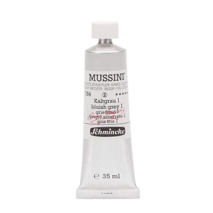 Schmincke Mussini Artist Yağlı Boya 35 ml 784 Bluish Grey 1 Seri 2