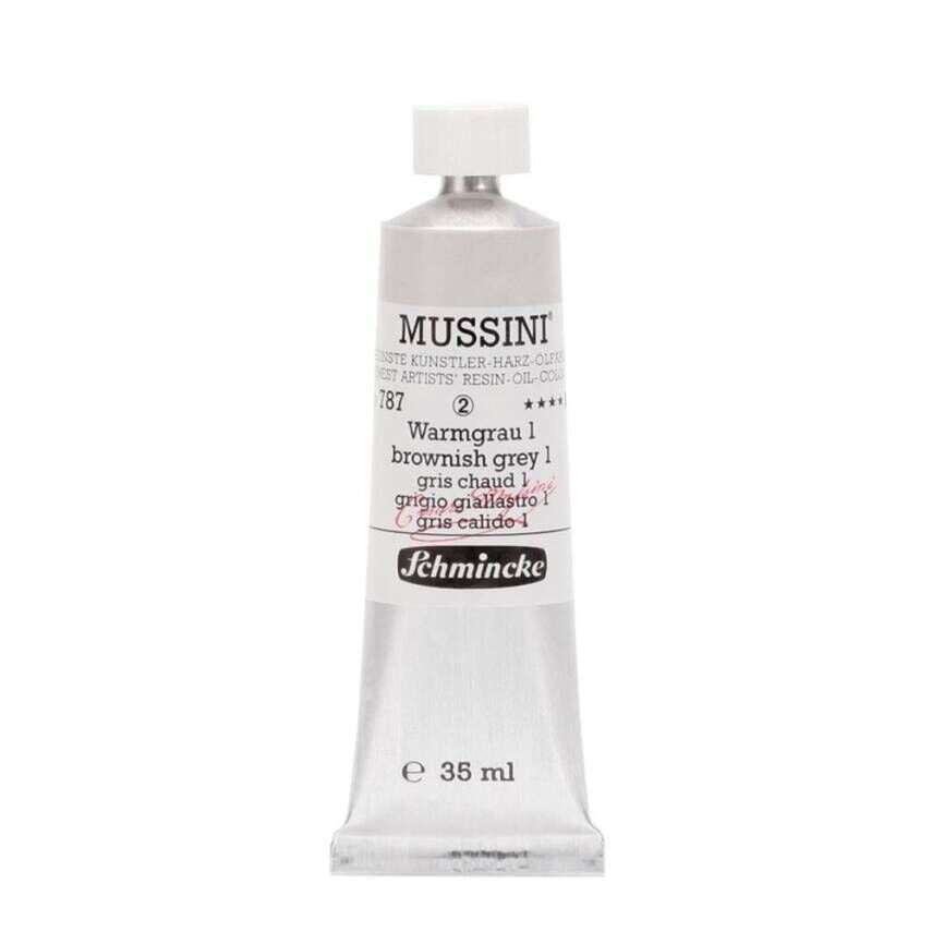 Schmincke Mussini Artist Yağlı Boya 35 ml 787 Brownish Grey 1 Seri 2