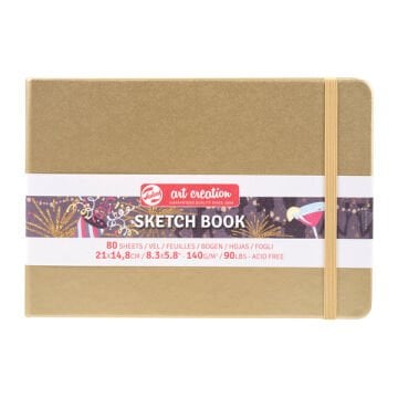 Talens Art Creation Sketch Book 14,8x21 cm White Gold Eskiz Defteri 80 Yaprak 140 g