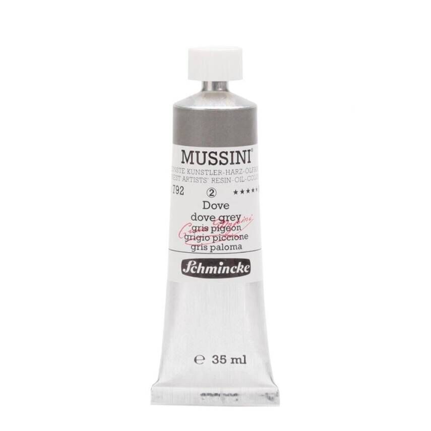 Schmincke Mussini Artist Yağlı Boya 35 ml 792 Dove Grey Seri 2