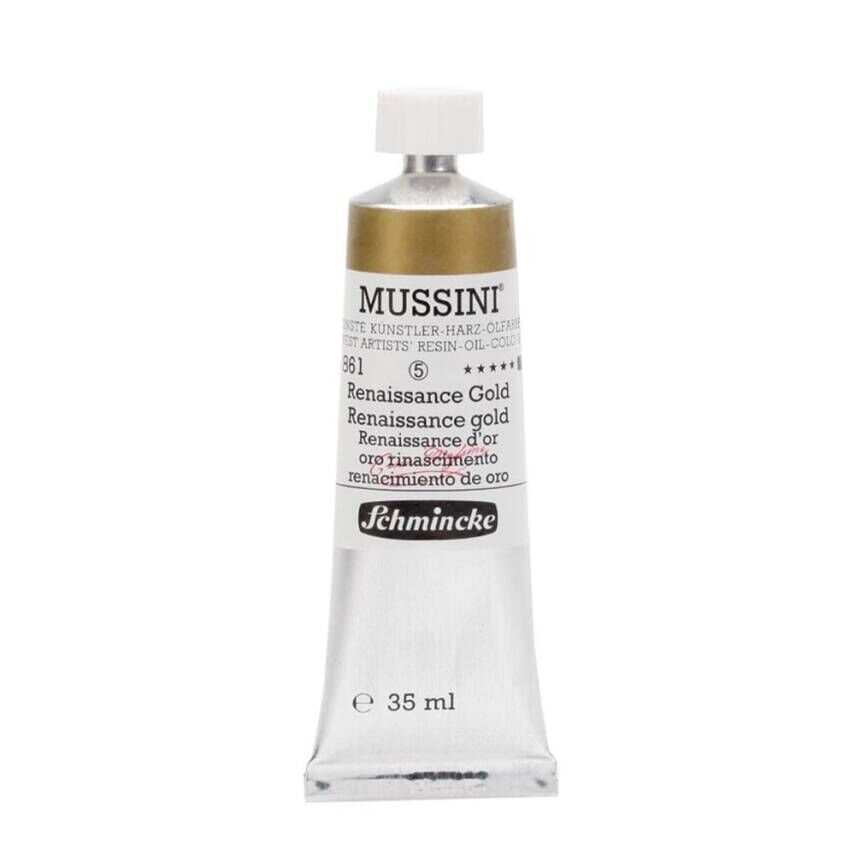 Schmincke Mussini Artist Yağlı Boya 35 ml 861 Renaissance Gold Seri 4