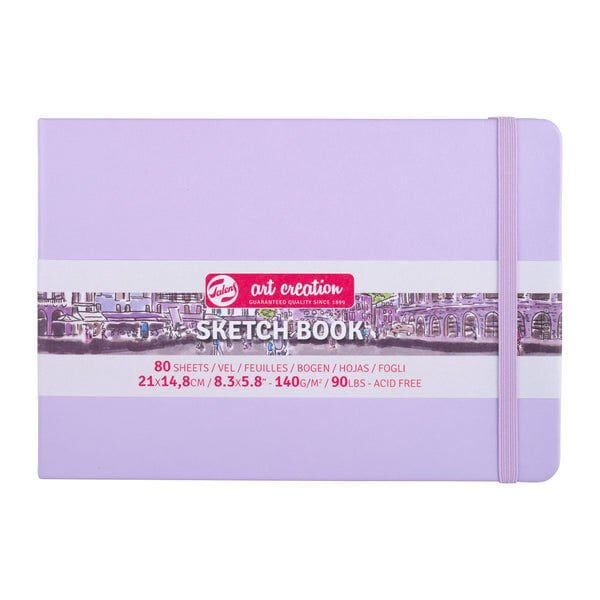 Talens Art Creation Sketch Book 14,8x21 cm Pastel Violet Eskiz Defteri 80 Yaprak 140 g