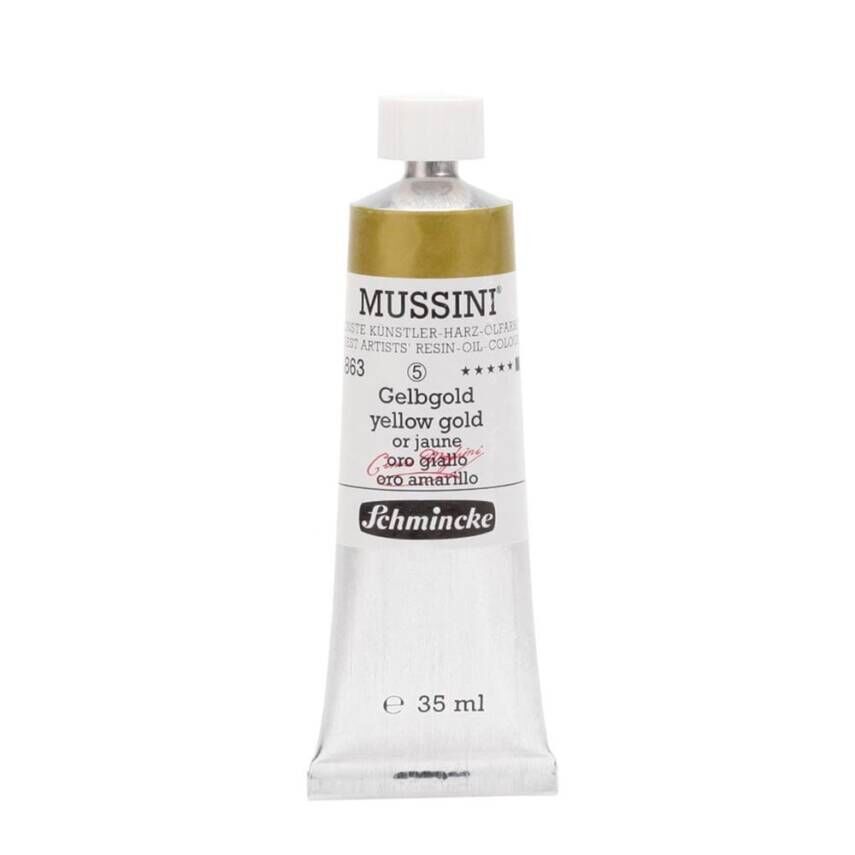 Schmincke Mussini Artist Yağlı Boya 35 ml 863 Yellow Gold Seri 4