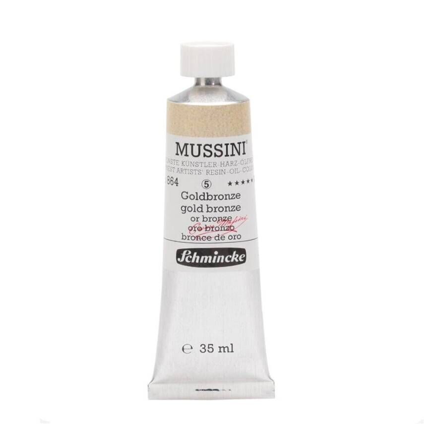 Schmincke Mussini Artist Yağlı Boya 35 ml 864 Gold Bronze Seri 4