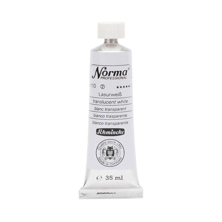 Schmincke Norma Profesyonel 35 ml 110 Translucent White