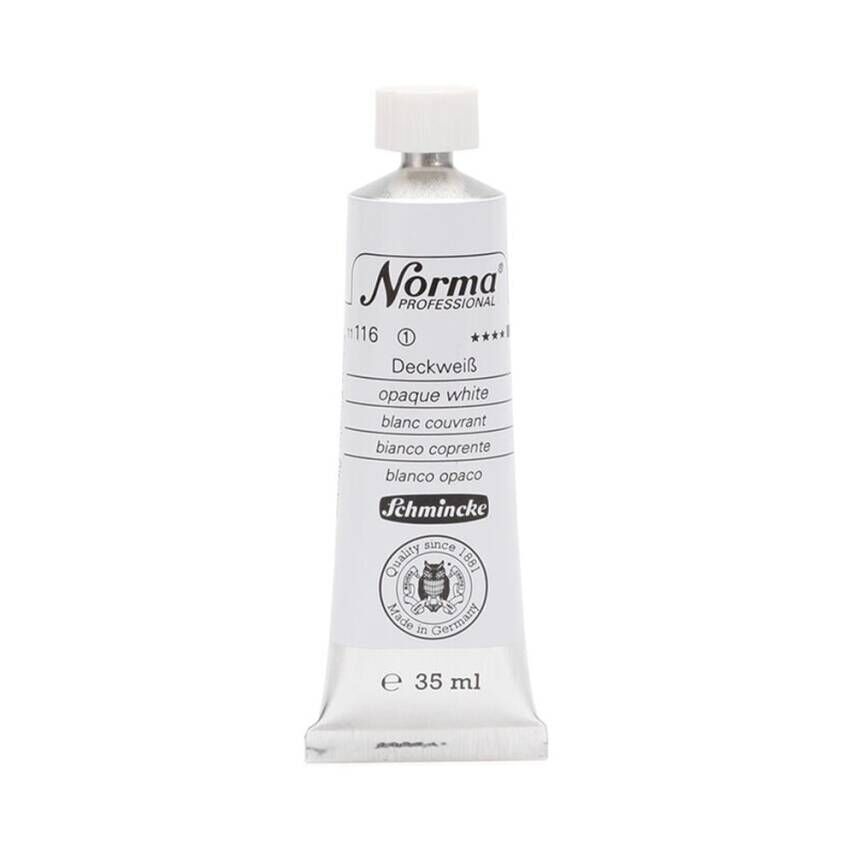 Schmincke Norma Profesyonel 35 ml 116 Opaque White
