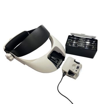 Vera Sanat Şarjlı 8 Ledli 5 Mercekli Kafa Büyüteci MG81000NC