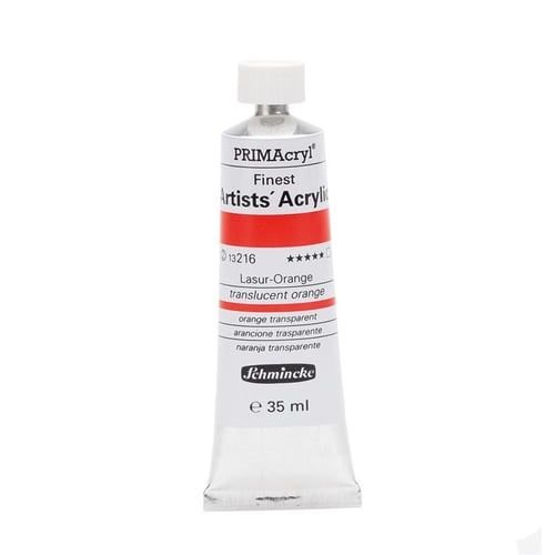 Schmincke 216 transparent Orange Primacryl Artist Akrilik Boya 35 ml Seri 2