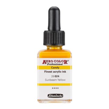Schmincke Aerocolor Akrilik Mürekkep Candy 28 ml 024 Sunbeam Yellow