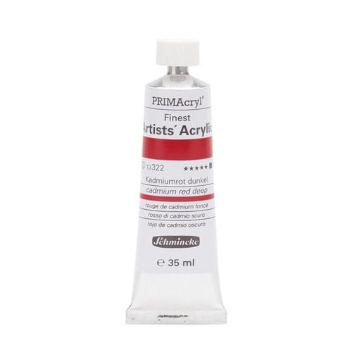 Schmincke 322 cadmium Red deep Primacryl Artist Akrilik Boya 35 ml Seri 3