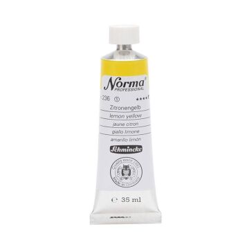 Schmincke Norma Profesyonel 35 ml 236 Lemon Yellow