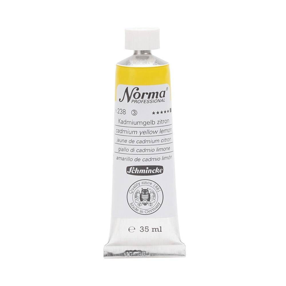 Schmincke Norma Profesyonel 35 ml 238 Cadmium Yellow Lemon