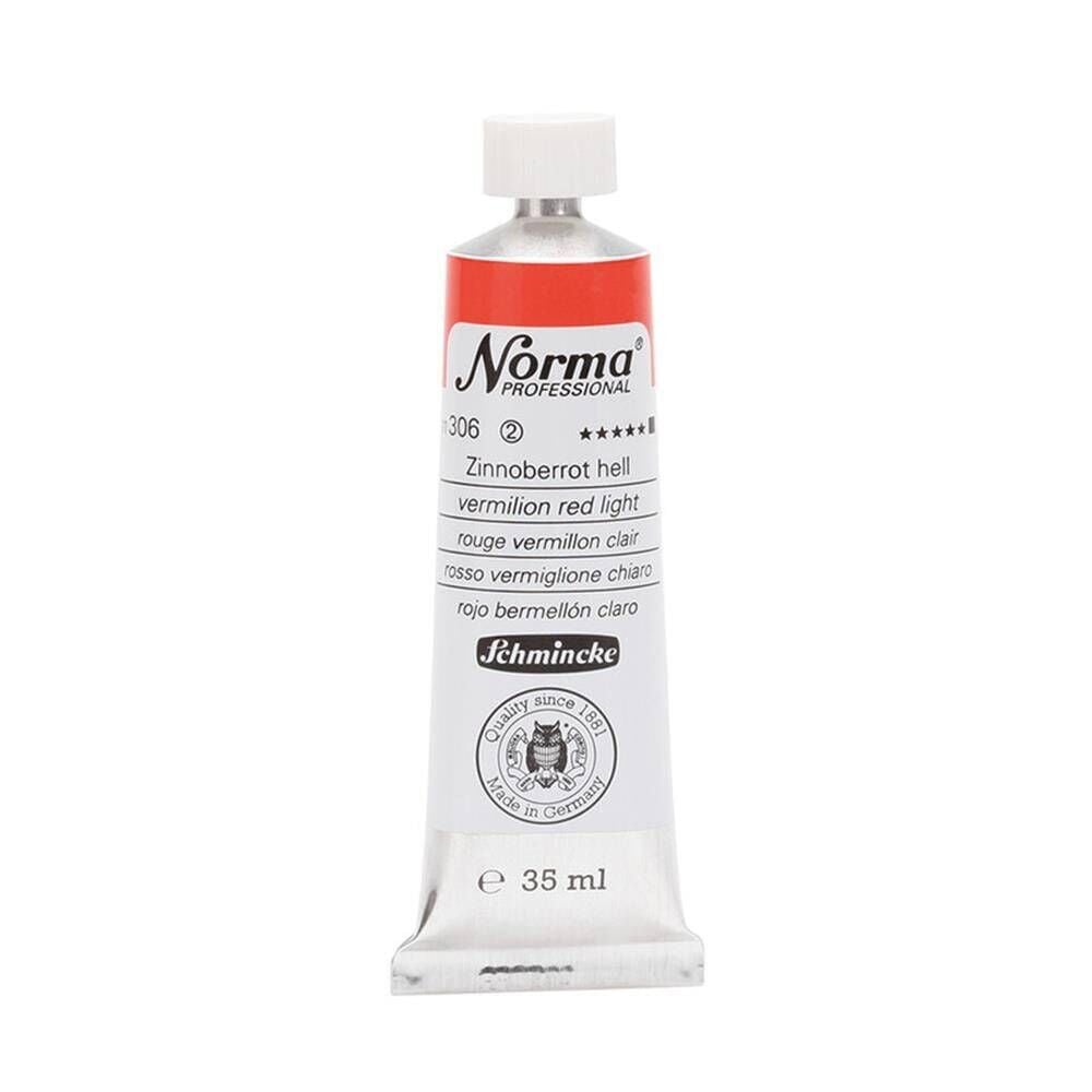 Schmincke Norma Profesyonel 35 ml 306 Vermilion Red Light