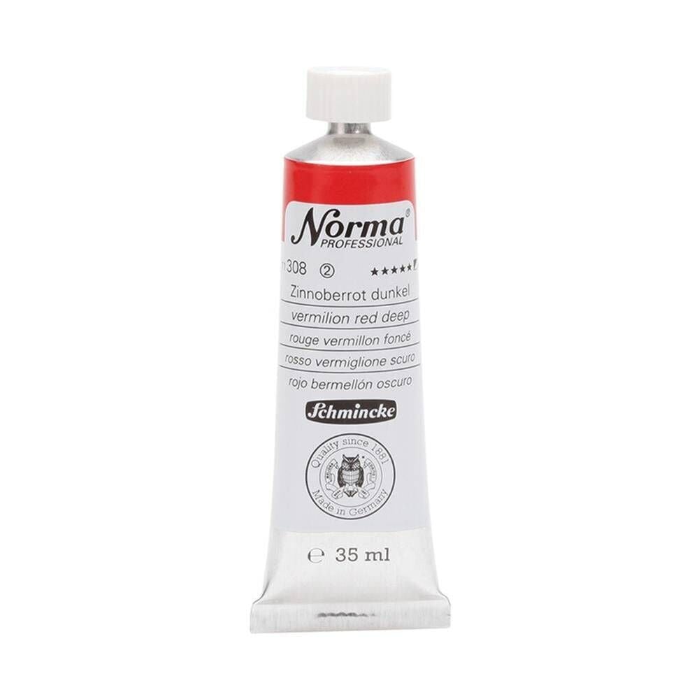 Schmincke Norma Profesyonel 35 ml 308 Vermilion Red Deep