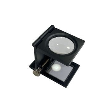 Vera Sanat Kumpaslı Hassas Dereceli Katlanır El Büyüteci