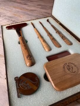 İRAN MÜHRE SETİ KUTULU YOSOF ABZAR 5'Lİ