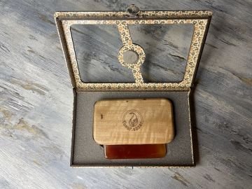 İRAN MÜHRE KUTULU TEK EL TUTMALI 9 CM YOSOF ABZAR