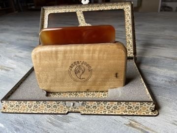 İRAN MÜHRE KUTULU TEK EL TUTMALI 9 CM YOSOF ABZAR