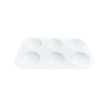 Vera Sanat Dikdörtgen 6 Godeli 9x13 cm Plastik Palet