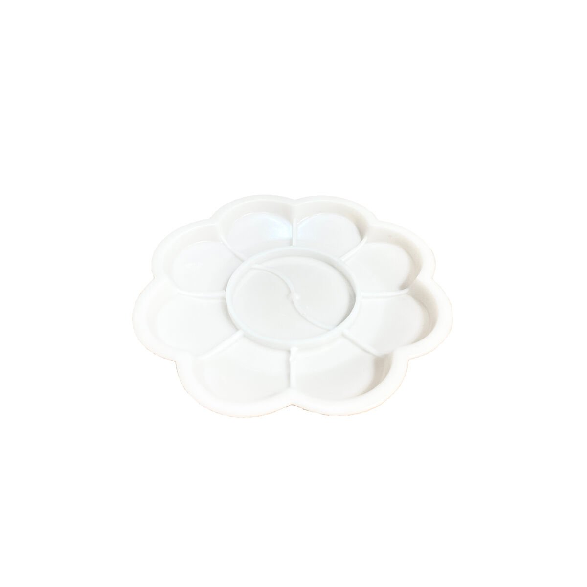 Vera Sanat 8+2 Godeli 8 cm Çiçek Desenli Plastik Palet