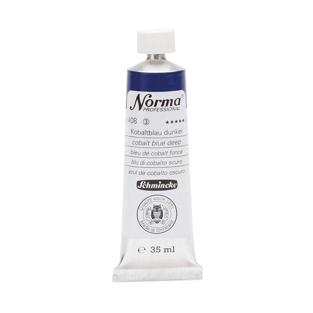 Schmincke Norma Profesyonel 35 ml 408 Cobalt Blue Deep