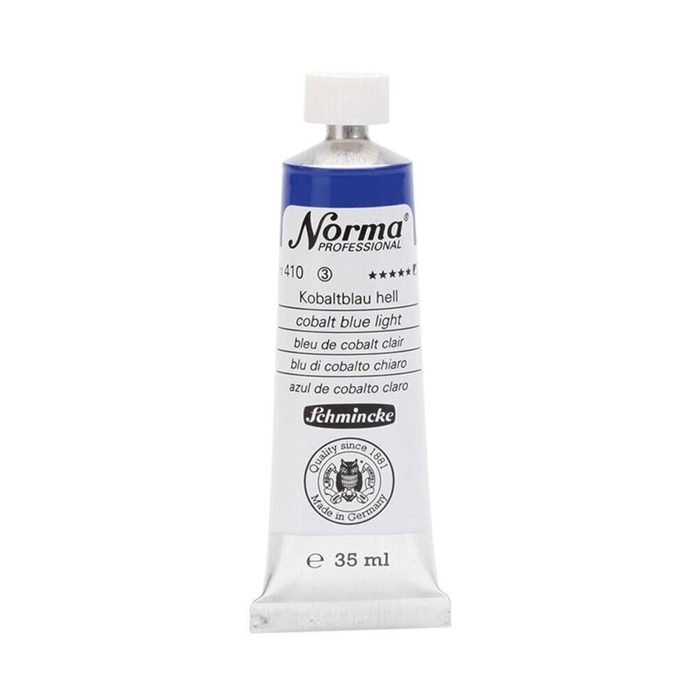 Schmincke Norma Profesyonel 35 ml 410 Cobalt Blue Light