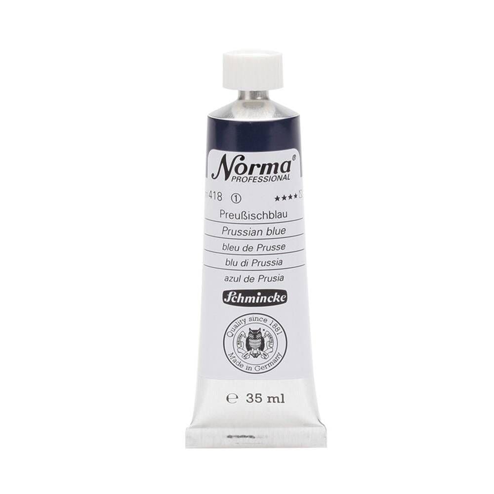 Schmincke Norma Profesyonel 35 ml 418 Prussian Blue