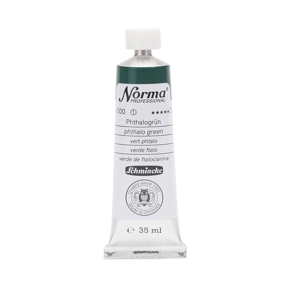 Schmincke Norma Profesyonel 35 ml 500 Phthalo Green