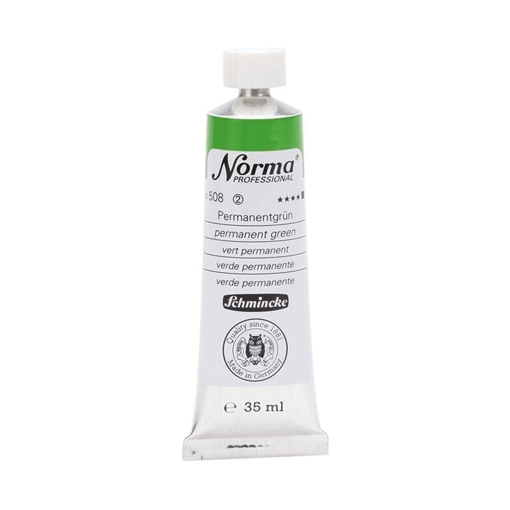 Schmincke Norma Profesyonel 35 ml 508 Permanent Green