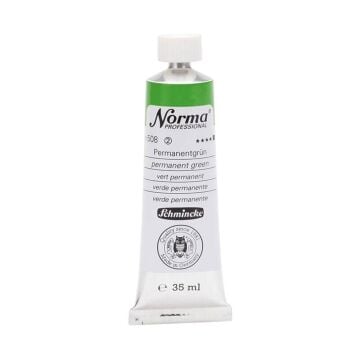 Schmincke Norma Profesyonel 35 ml 508 Permanent Green
