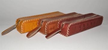 kalemlik yatay SUNİ DERİ VAV desenli